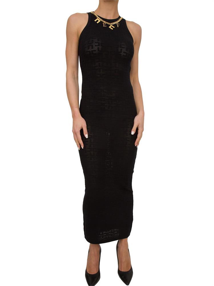 VESTITO ELISABETTA FRANCHI NERO
