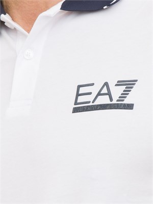 POLO EA7 EMPORIO ARMANI BIANCO in UOMO