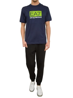 T-SHIRT EA7 EMPORIO ARMANI BLU in UOMO