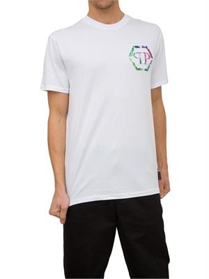 T-SHIRT PHILIPP PLEIN BIANCO in UOMO