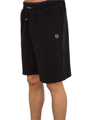 PANTALONE BERMUDA PHILIPP PLEIN NERO in UOMO
