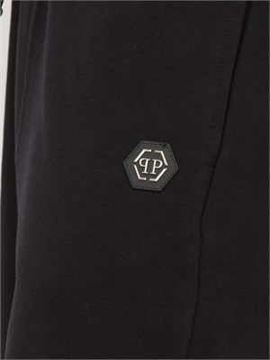PANTALONE BERMUDA PHILIPP PLEIN NERO in UOMO