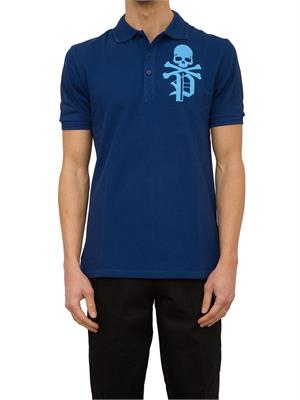 POLO PHILIPP PLEIN BLU in UOMO