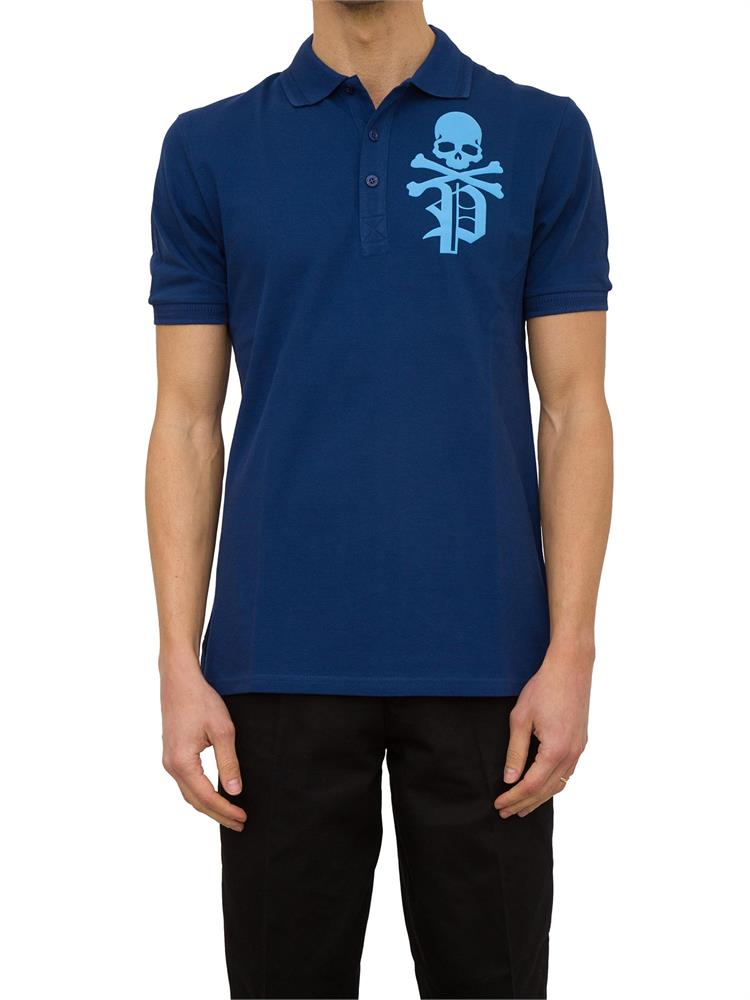 POLO PHILIPP PLEIN BLU