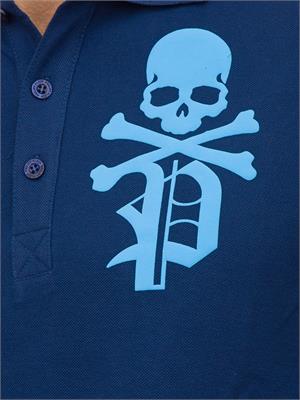 POLO PHILIPP PLEIN BLU in UOMO