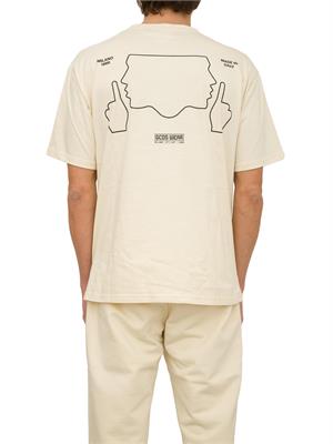 T-SHIRT GCDS BEIGE in UOMO