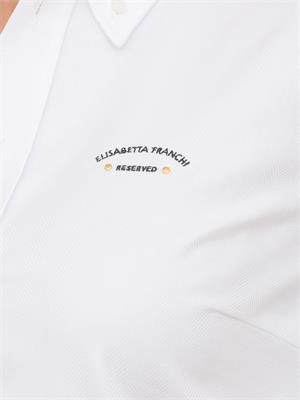 CAMICIA MANICA LUNGA ELISABETTA FRANCHI BIANCO in DONNA