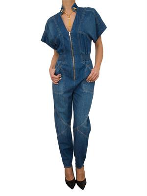 TUTA ELISABETTA FRANCHI BLU DENIM in DONNA