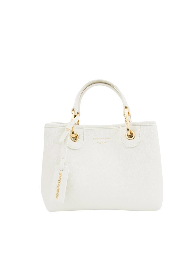 BORSA A SPALLA EMPORIO ARMANI BIANCO