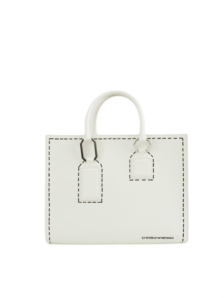 BORSA A SPALLA EMPORIO ARMANI BIANCO