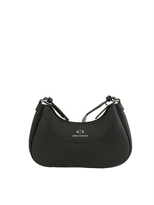 BORSA A SPALLA ARMANI EXCHANGE NERO in DONNA
