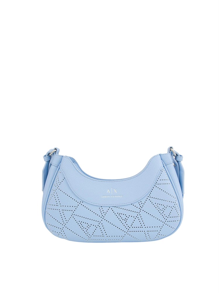 BORSA A SPALLA ARMANI EXCHANGE AZZURRO