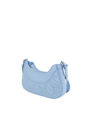 BORSA A SPALLA ARMANI EXCHANGE AZZURRO in DONNA