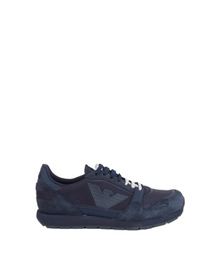 SNEAKERS EMPORIO ARMANI BLU in UOMO