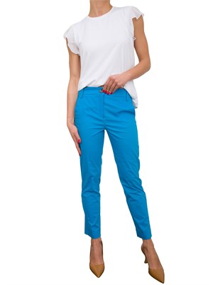 PANTALONE CASUAL MARELLA AZZURRO in DONNA
