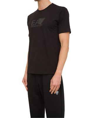 T-SHIRT EA7 EMPORIO ARMANI NERO in UOMO
