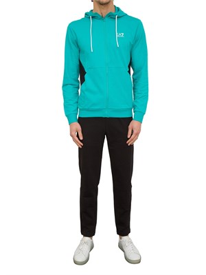 TUTA SPORTIVA EA7 EMPORIO ARMANI ACQUAMARINA in UOMO