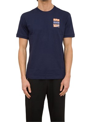 T-SHIRT EA7 EMPORIO ARMANI BLU in UOMO