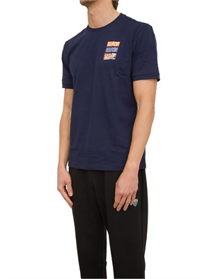 T-SHIRT EA7 EMPORIO ARMANI BLU in UOMO