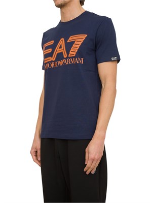 T-SHIRT EA7 EMPORIO ARMANI BLU in UOMO