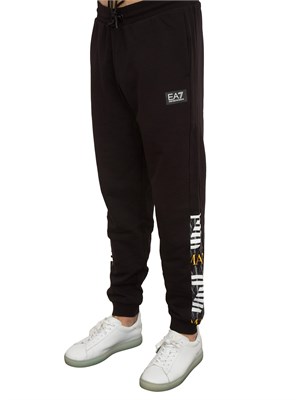 PANTALONE TUTA EA7 EMPORIO ARMANI NERO in UOMO