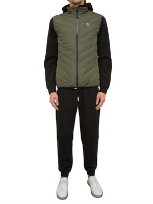 GILET EA7 EMPORIO ARMANI VERDE in UOMO