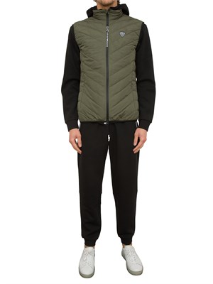 GILET EA7 EMPORIO ARMANI VERDE in UOMO