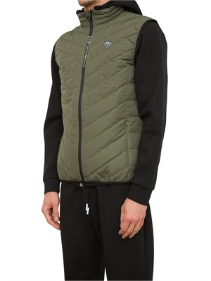 GILET EA7 EMPORIO ARMANI VERDE in UOMO