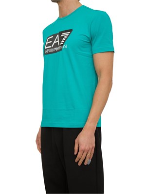 T-SHIRT EA7 EMPORIO ARMANI ACQUAMARINA in UOMO