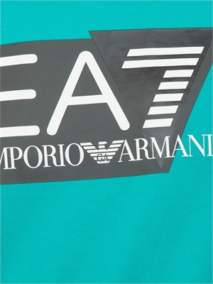 T-SHIRT EA7 EMPORIO ARMANI ACQUAMARINA in UOMO