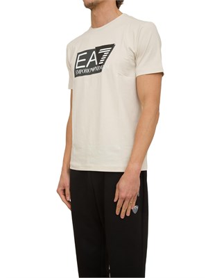 T-SHIRT EA7 EMPORIO ARMANI BEIGE in UOMO