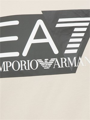 T-SHIRT EA7 EMPORIO ARMANI BEIGE in UOMO