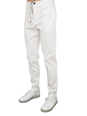 PANTALONE CASUAL ELEVENTY BIANCO in UOMO