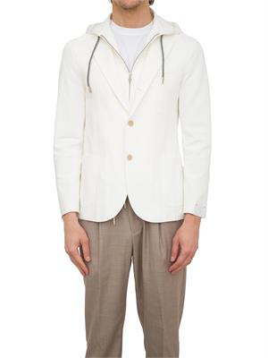 GIACCA MONOPETTO ELEVENTY BIANCO in UOMO