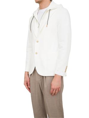 GIACCA MONOPETTO ELEVENTY BIANCO in UOMO