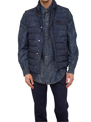 GILET ETRO BLU in UOMO