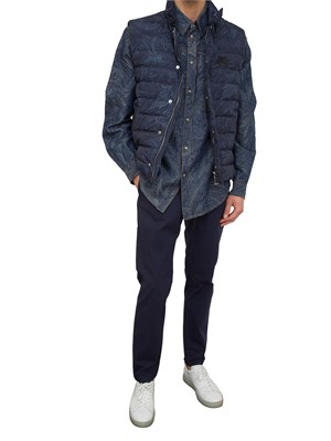 GILET ETRO BLU in UOMO