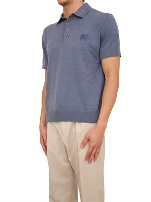 POLO ETRO BLU in UOMO