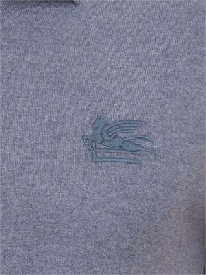 POLO ETRO BLU in UOMO
