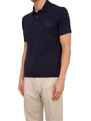 POLO ETRO BLU in UOMO