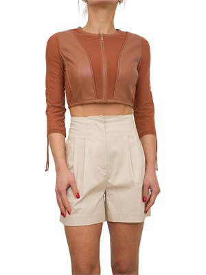 GIACCA MONOPETTO NENETTE MARRONE in DONNA