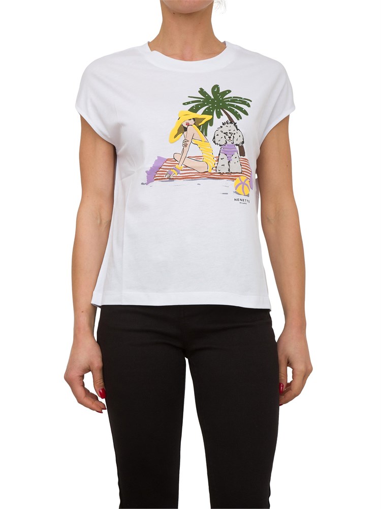 T-SHIRT NENETTE BIANCO