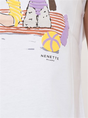 T-SHIRT NENETTE BIANCO in DONNA