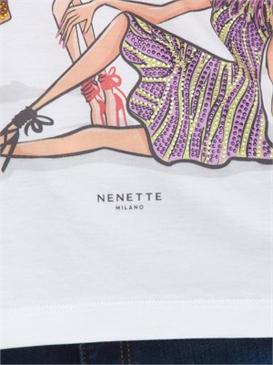 T-SHIRT NENETTE BIANCO in DONNA