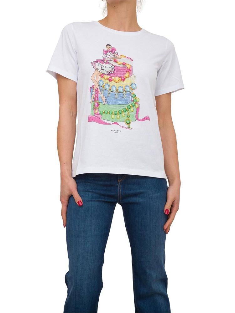 T-SHIRT NENETTE BIANCO