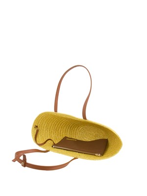 BORSA A SPALLA PATRIZIA PEPE GIALLO in DONNA