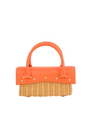 BORSA A SPALLA PATRIZIA PEPE ARANCIONE in DONNA