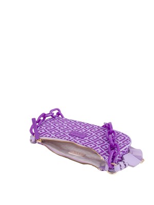 BORSA A SPALLA LIU JO LILLA in DONNA