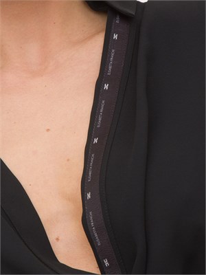 BLUSA ELISABETTA FRANCHI NERO in DONNA