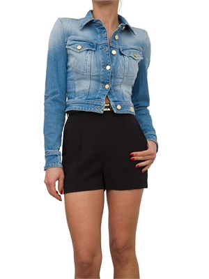 GIUBBINO ELISABETTA FRANCHI BLU DENIM in DONNA